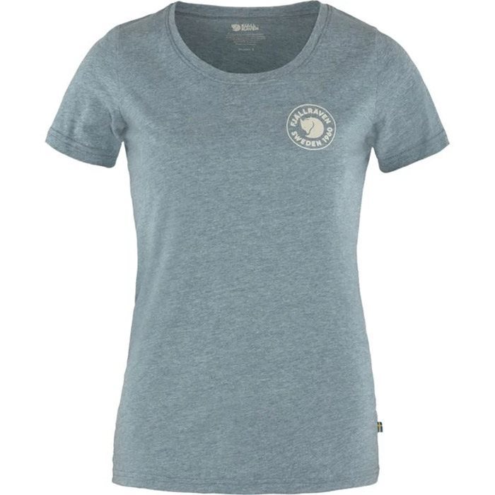 Fjällräven 1960 Logo T-Shirt Woman-indigo blue melange-XXS - T-Shirts
